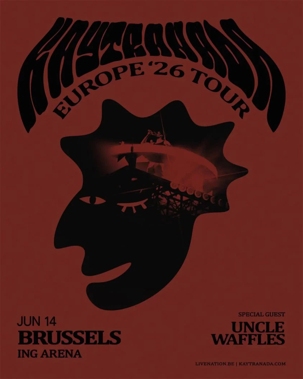 Kaytranada – ING Arena – Bruxelles – Dimanche 14 juin 2026 à 18h30